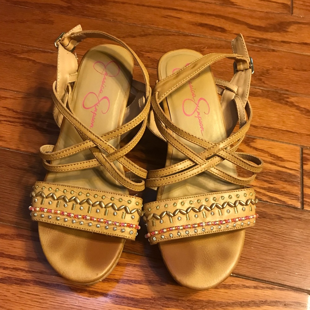 Jessica Simpson Girls Wedge Size 4